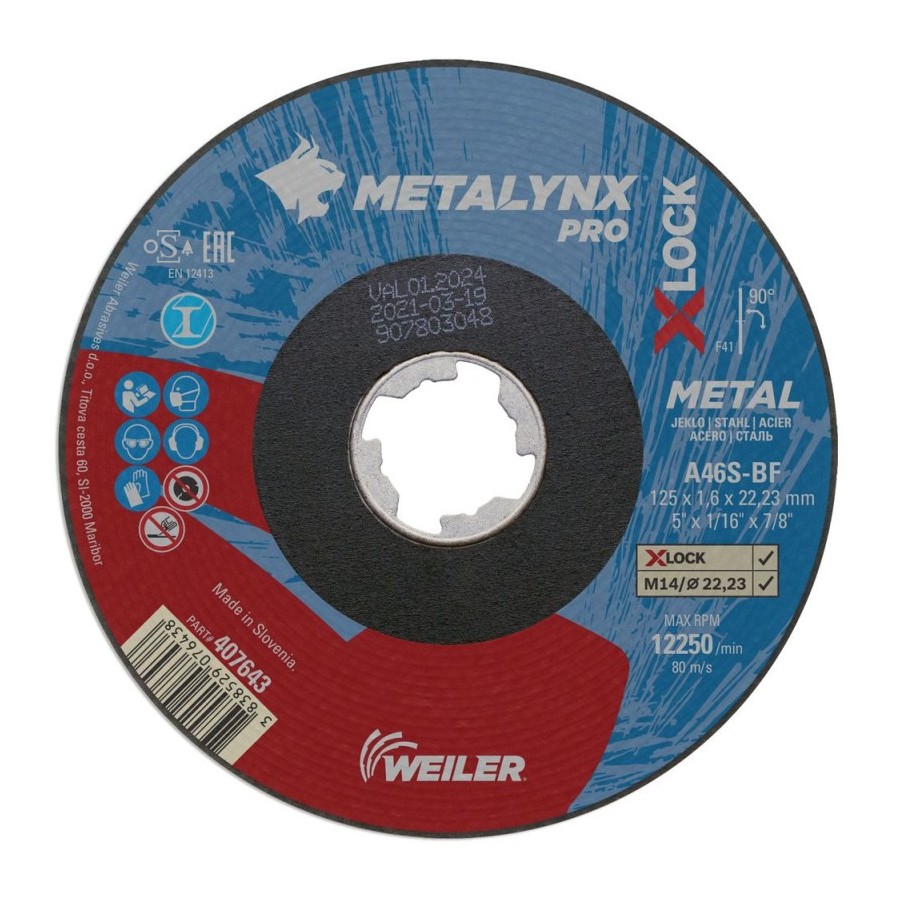 Disc tăiere metal - Professional X-LOCK