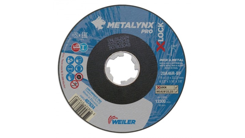 Disc tăiere metal/inox - Professional X-LOCK