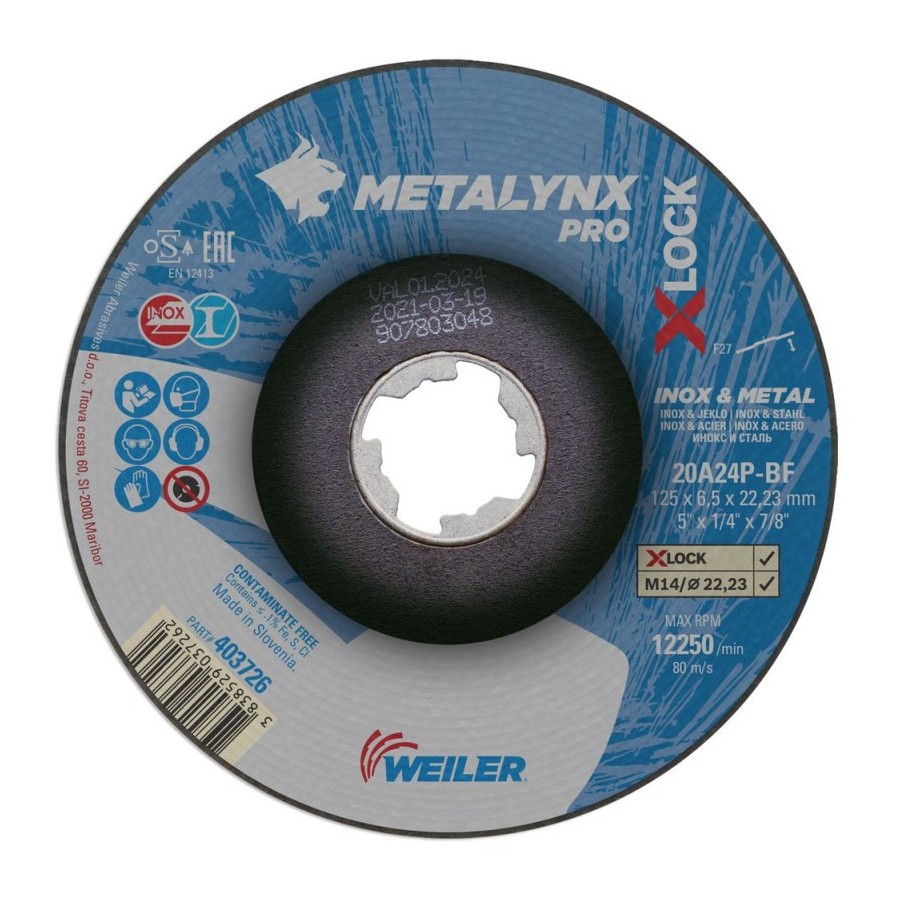 Disc polizare metal/inox - Professional X-LOCK