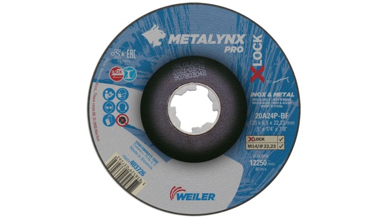 Disc polizare metal/inox - Professional X-LOCK