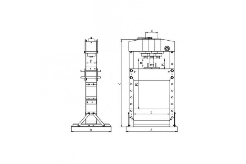 Presă hidraulică 50 tone