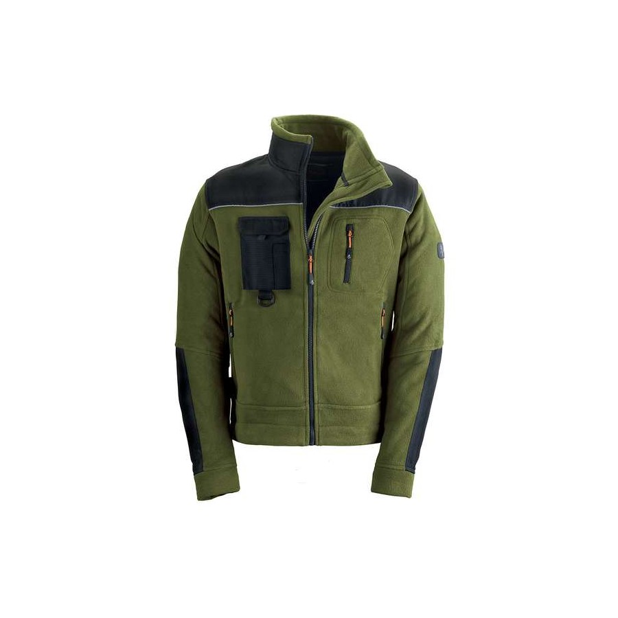 Jachetă Smart micro fleece verde