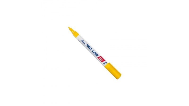 Marker permanent cu vopsea galbenă, PRO-LINE HP FINE
